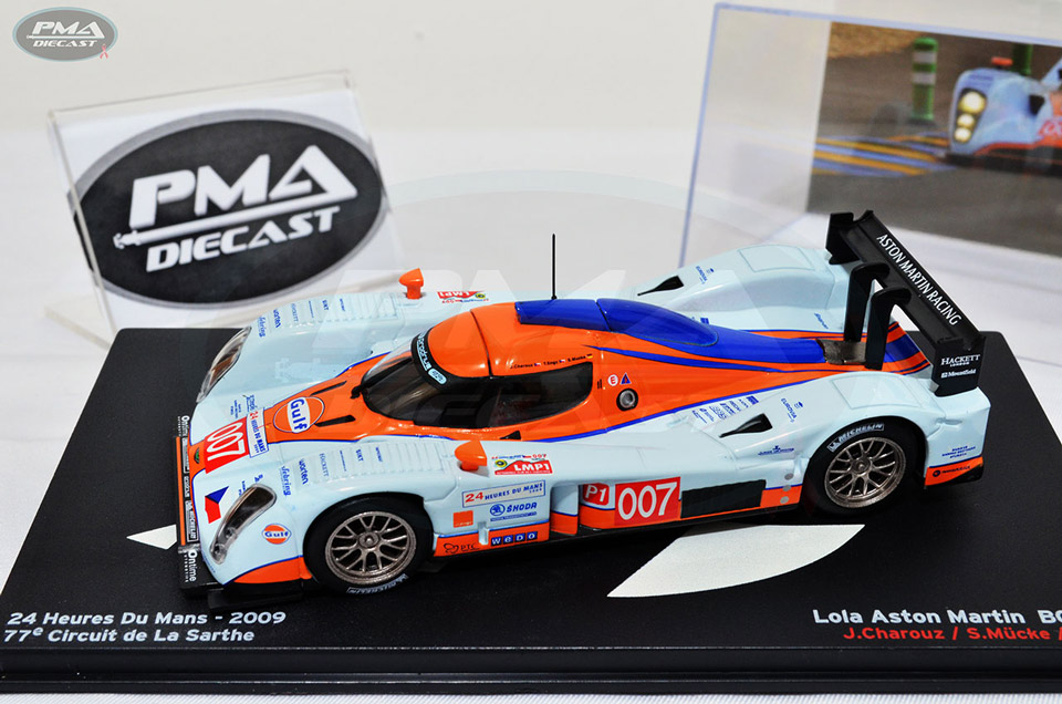 JAN CHAROUZ, STEFAN MÜCKE, THOMAZ ENGE 2009 AMR EASTERN EUROPE LOLA-ASTON MARTIN B09/60 1:43